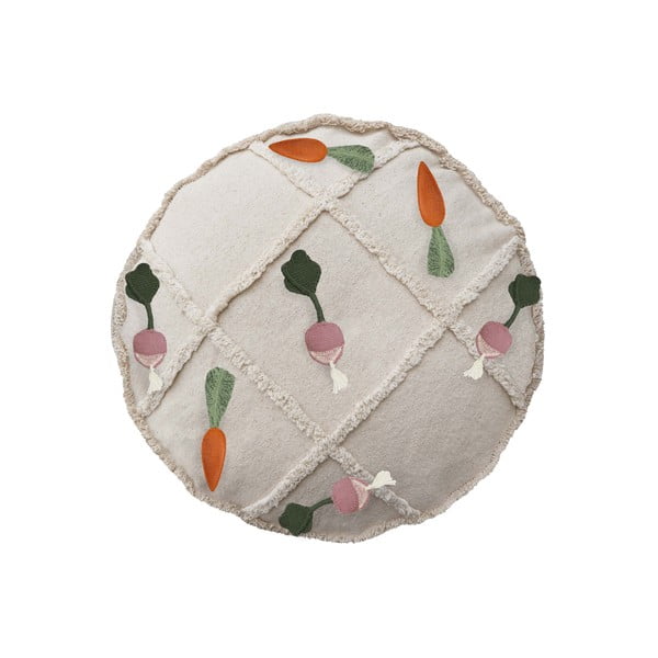 Кремав детски пуф Tic-Tac-Toe – Lorena Canals-image-3