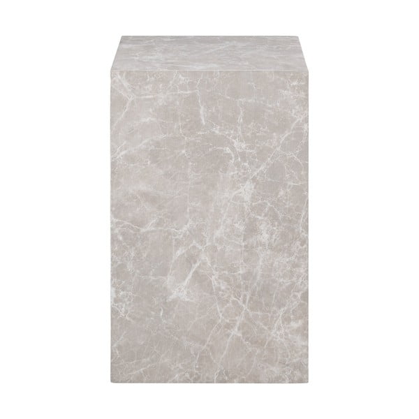 Странична масичка от декор от мрамор 30x30 cm Prague – House Nordic-image-2