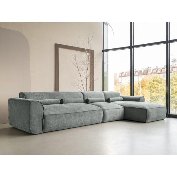 Светлозелен ъглов диван (десен ъгъл) Flex Felix – Miuform-image-3