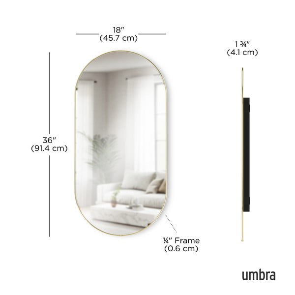 Стенно огледало 46x91 cm Hubba – Umbra-image-3