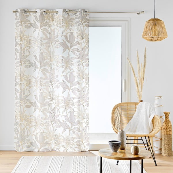 Завеса в бежов и златист цвят 135x240 cm Vayana – douceur d'intérieur-image-4