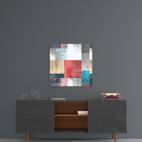 Картина върху стъкло , 40 x 40 cm Patchwork - Insigne-image-1