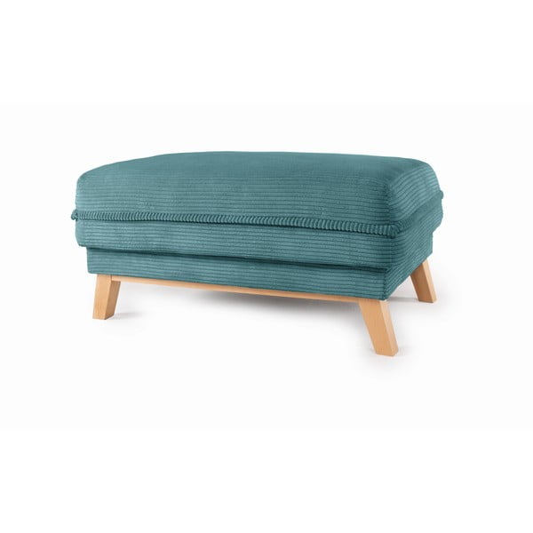 Тюркоазена табуретка  от рипсено кадифе Tori – Bonami Selection-image-2