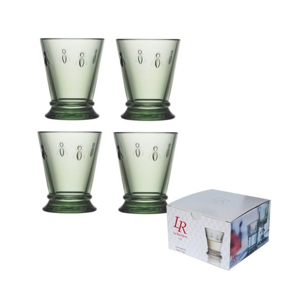 Комплект от 4 зелени чаши Abeille - La Rochére