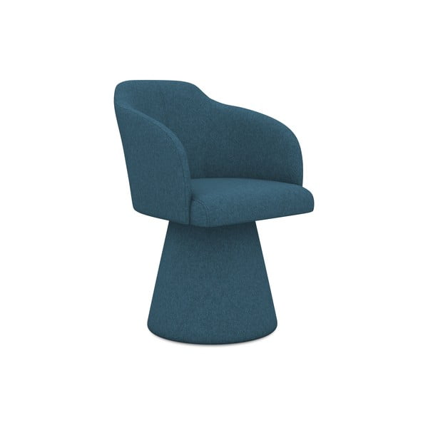 Син тапициран трапезен стол Kanoa – Makamii