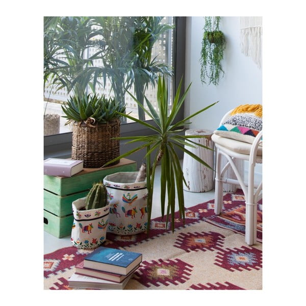 Комплект от 2 текстилни капака за саксии Animals Otomi - Madre Selva-image-1