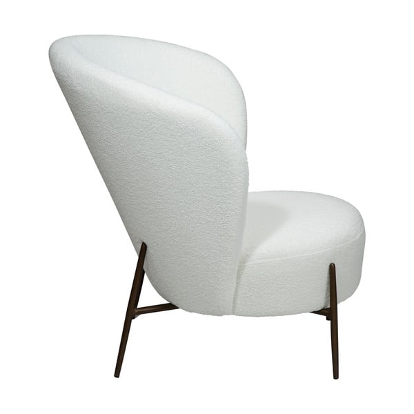 Бяло кресло от плат букле Orbit – DAN-FORM Denmark-image-3