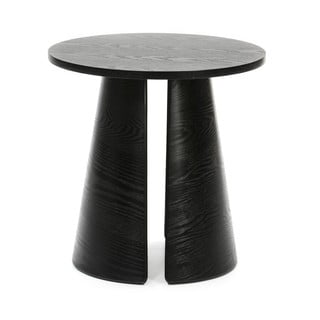 Черна масичка за кафе , ø 50 cm Cep - Teulat