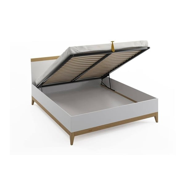 Двойно легло от масивна борова дървесина SKANDICA Livia BC, 140 x 200 cm - Skandica-image-2