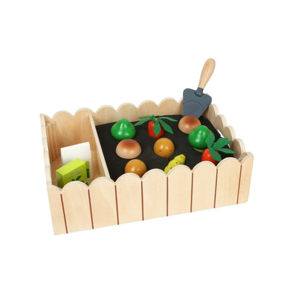 Детски дървен комплект на малкия градинар Зеленчуци - Legler