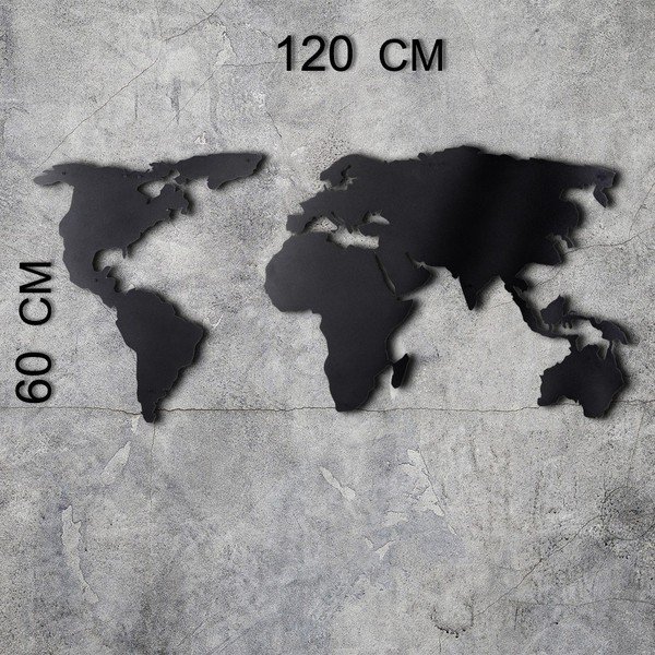 Стенна карта 120x60 cm Silhouette – Bystag-image-3