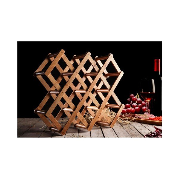 Бамбукова стойка за бутилки вино Olivia - Bambum-image-1