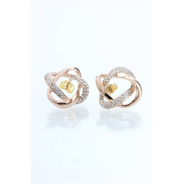 Обеци с елементи Swarovski Laurence - Laura Bruni-image-1