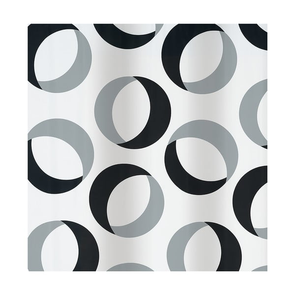 Завеса за душ 180x200 cm Rings – Spirella-image-1