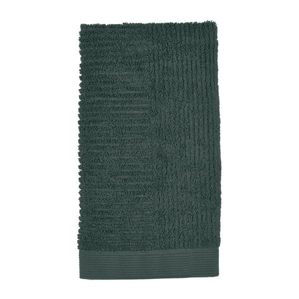 Тъмнозелена хавлиена кърпа , 50 x 100 cm Classic - Zone