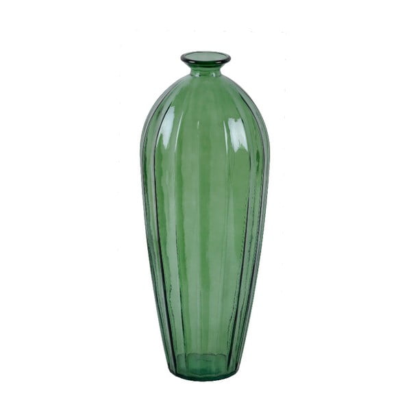 Зелена ваза от рециклирано стъкло Etnico, височина 56 cm - Ego Dekor
