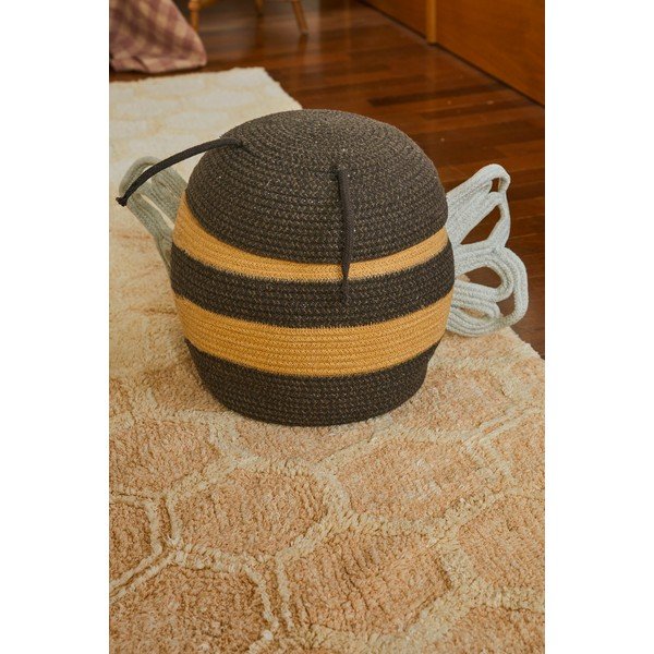 Текстилна детска кошница за играчки ø 30x32 cm Mama Bee – Lorena Canals-image-2