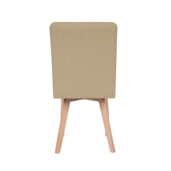 Бежов трапезен стол Tulip - Mazzini Sofas-image-2