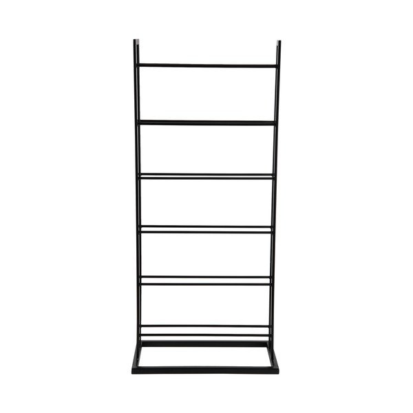 Черен метален стелаж за вино брой бутилки 5 38x84,5x20 cm Single Floor – PT LIVING