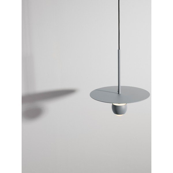 Сиво-синьо алуминиево LED висящо осветително тяло ø 30 cm Edem – Nova Luce-image-3