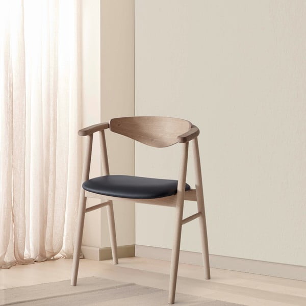 Трапезен  стол от естествена кожа Traditional - Hammel Furniture-image-1