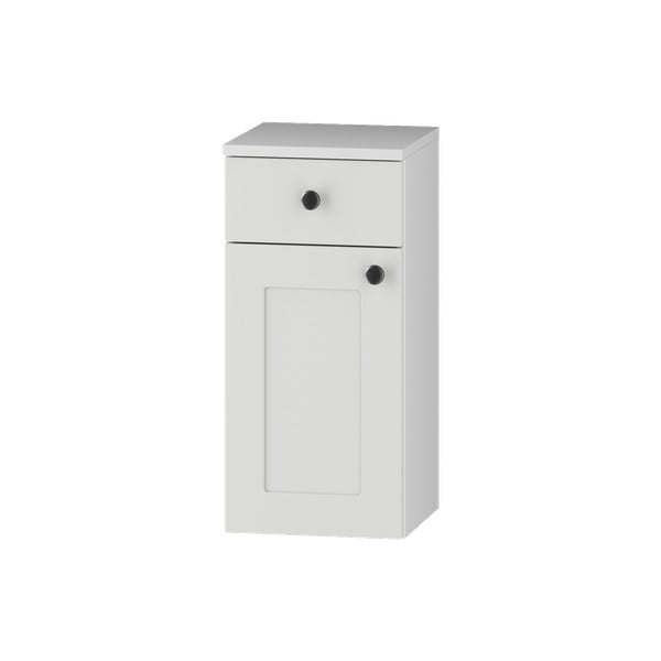 Бял нисък висящ шкаф за баня 30x60 cm Senja - STOLKAR