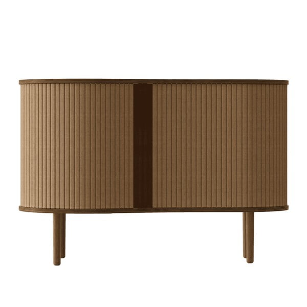 Скрин от дъбов декор с плъзгащи се врати в кафяв и светлокафяв цвят 100x67x50 cm Audacious – UMAGE-image-1