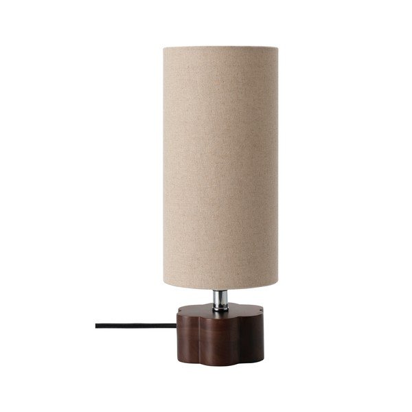 Кафява/бежова ленена настолна лампа (височина 33,5 cm) Joline – Ellos Home
