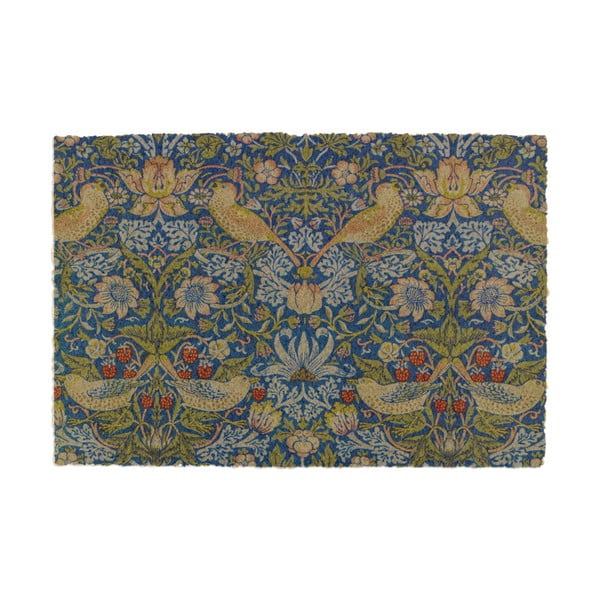 Изтривалка от кокосови влакна 40x60 cm William Morris Strawberry Thief – Artsy Doormats