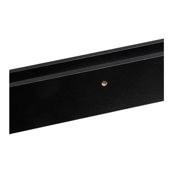 Черен стенен рафт за картини 80 cm – Casa Selección-image-3