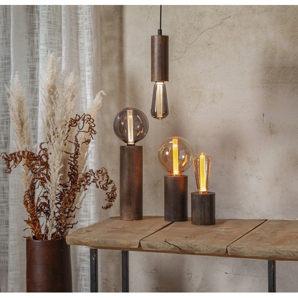 Тъмнокафява висяща лампа Tub - Star Trading-image-3