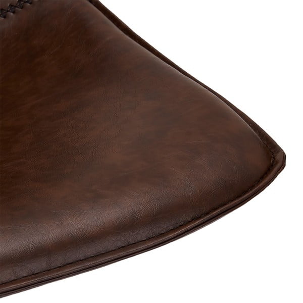 Комплект от 2 тъмнокафяви бар столове Isabel - Furnhouse-image-1