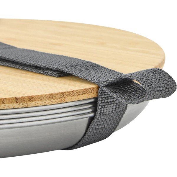 Чинии в комплект 4 бр. от неръждаема стомана в сребрист цвят ø 25,5 cm – Black + Blum-image-4