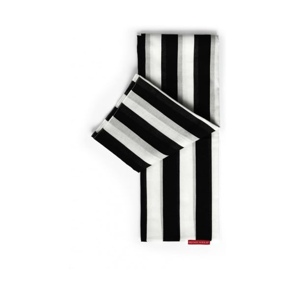 Šátek Remember XL Black & White , 180x105 cm
