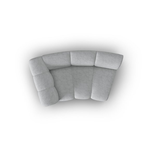 Светлосив модул за диван (ляв ъгъл) Lupine - Micadoni Home-image-4