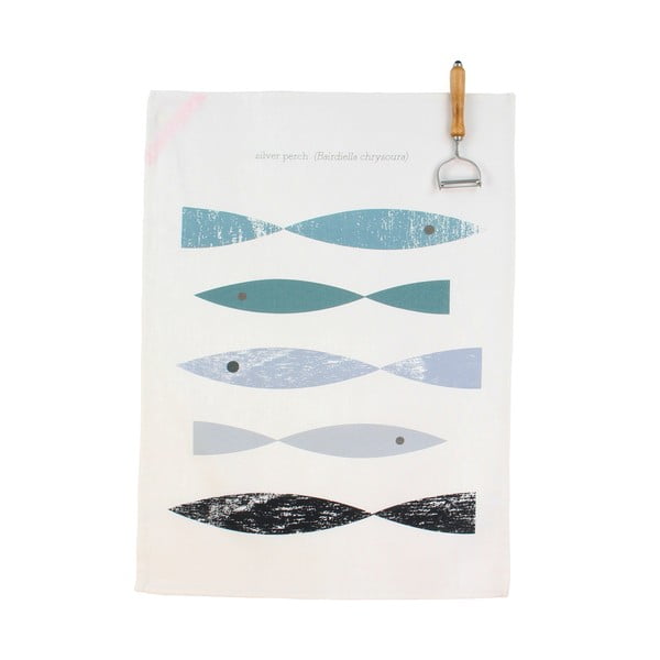 Комплект от 2 памучни кухненски кърпи , 70 x 50 cm Kingfisher - Happy Friday Basic-image-1