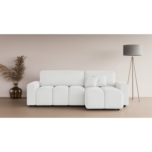 Бял разтегателен ъглов диван (променлив) Luki – Ropez-image-1