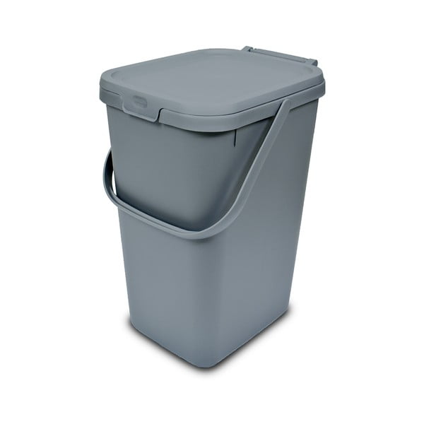 Сив пластмасов контейнер за отпадъци 18 L Caddy - Addis