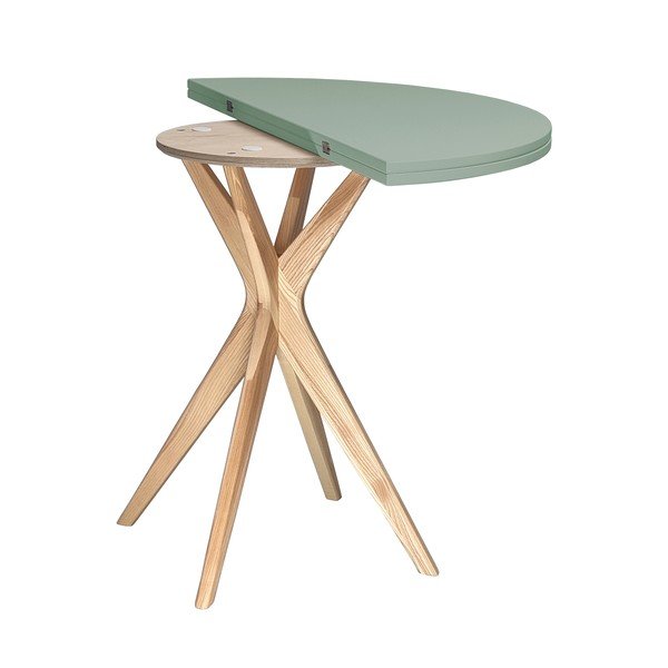 Кръгла сгъваема трапезна маса 45x90 cm Jubi – Ragaba-image-2