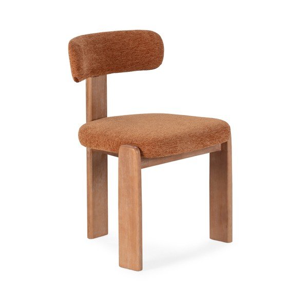 Тапицирани трапезни столове в комплект 2 бр. в тухлен цвят Nadia – MOME-image-3