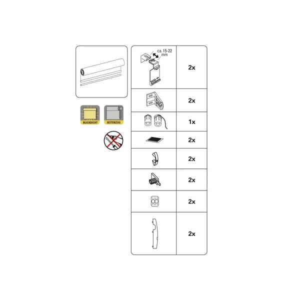 Тъмносива ролетна щора 80x150 cm Mini Termo – Gardinia-image-3