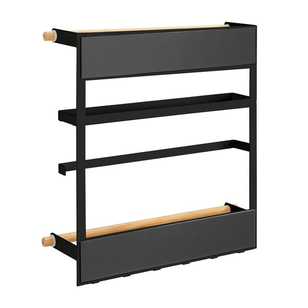 Черен стенен кухненски органайзер Magna - Wenko-image-1