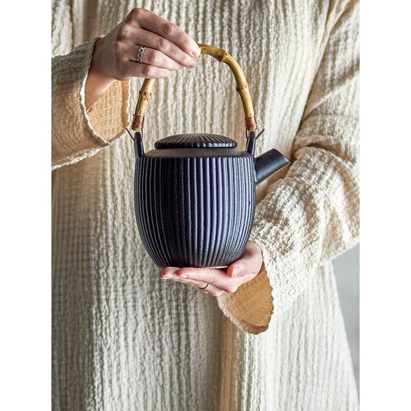 Черен глинен чайник 850 ml Neri – Bloomingville-image-3