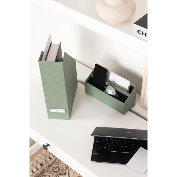 Картонени органайзери в комплект от 4 бр. Hugo Canvas Paper Laminate – Bigso-image-1