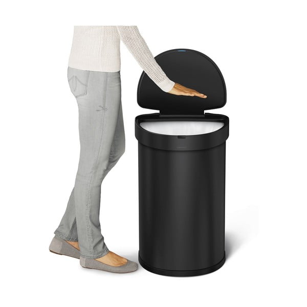 Безконтактен кош за отпадъци от неръждаема стомана 45 л - simplehuman-image-1