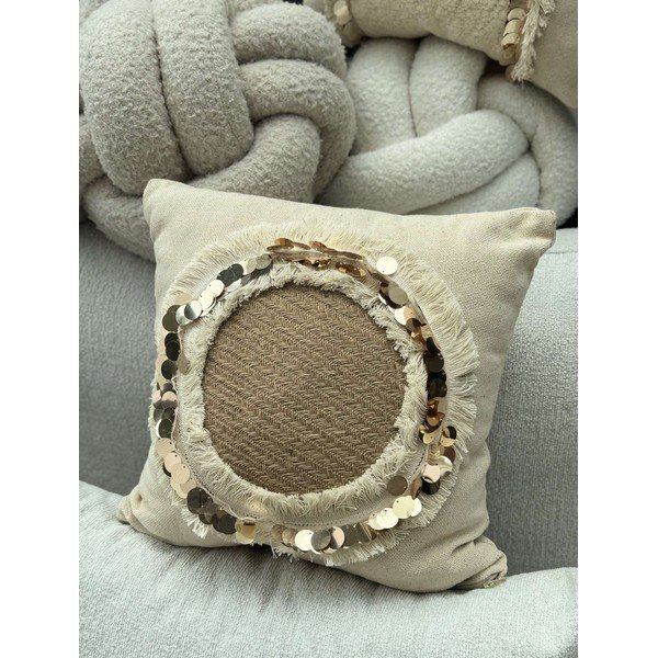 Калъфка за възглавница 43x43 cm Sequins – Mioli Decor-image-1