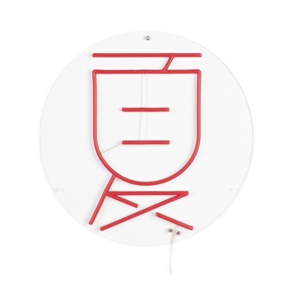 Червена LED неонова светлинна декорация Sya – Dutchbone