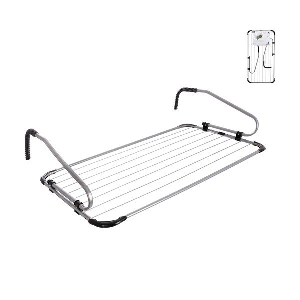 Висяща сушилня за дрехи в сребрист цвят 10,5 m – Orion