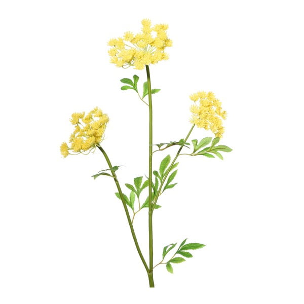Umělá květina se žlutými květy Ixia Lace, výška 97 cm