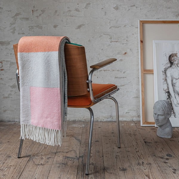 Одеяло в тухлен и зелен цвят 125x190 cm Brick – Mette Ditmer Denmark-image-1